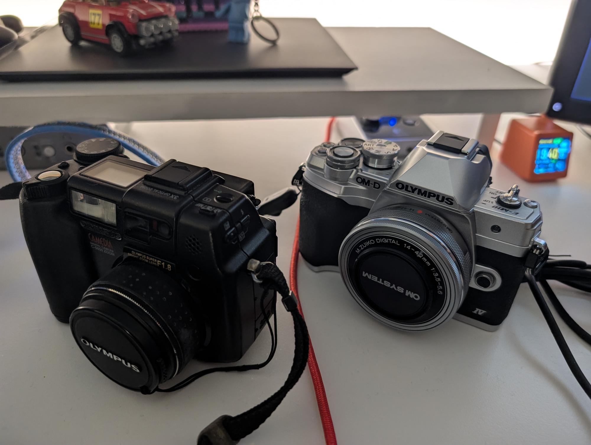 Olympus old and new